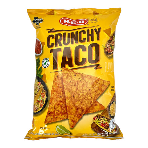 H-E-B Tortilla Chips - Crunchy Taco