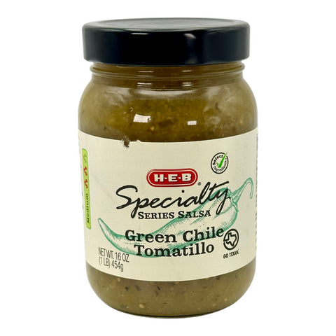 H-E-B Specialty Series 16oz Salsa - Green Chile Tomatillo (Medium)
