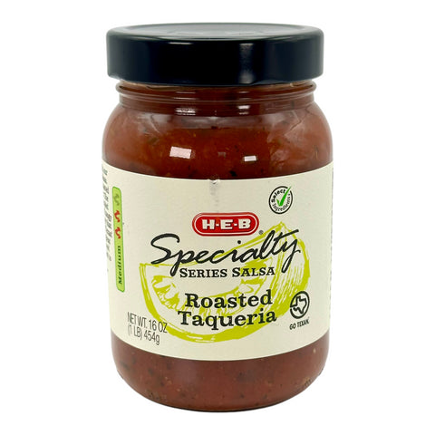 H-E-B Specialty Series 16oz Salsa - Roasted Taqueria (Medium)