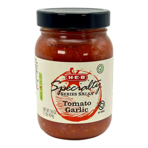 H-E-B Specialty Series 16oz Salsa - Tomato Garlic (Mild)