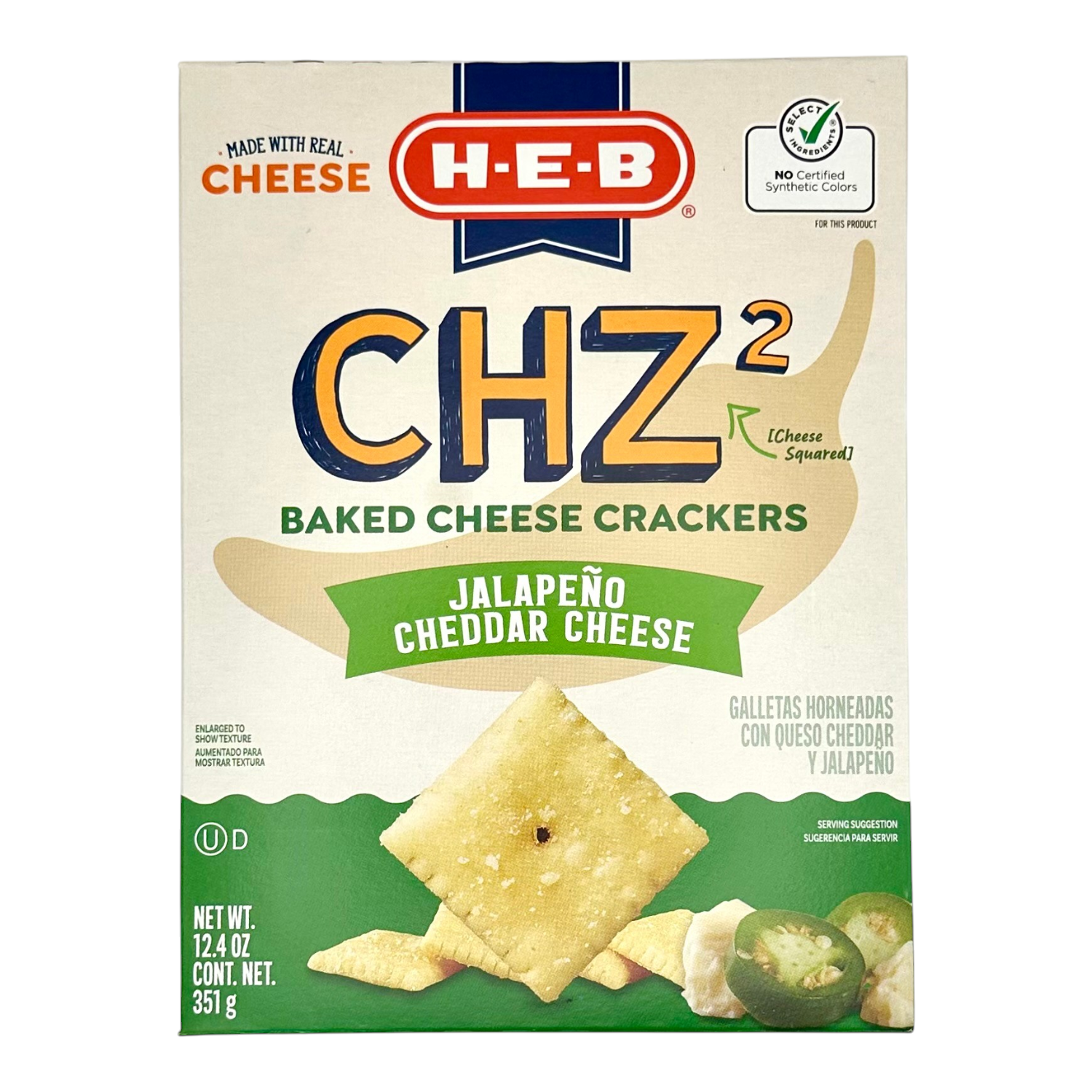 H-E-B Jalapeño Cheddar Cheese Crackers - CHZ² – TrueTexasMerch