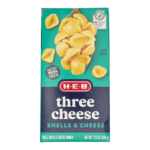 H-E-B Shells & Cheese - Three Cheese