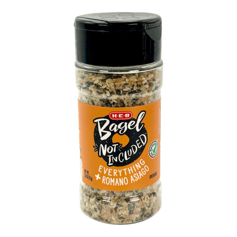 H-E-B Bagel Not Included Spice Blend - Romano Asiago