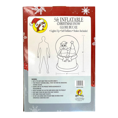 Buc-ee's 5ft Inflatable Christmas Globe