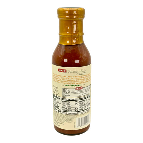 H-E-B Specialty Series BBQ Sauce - Carolina Style