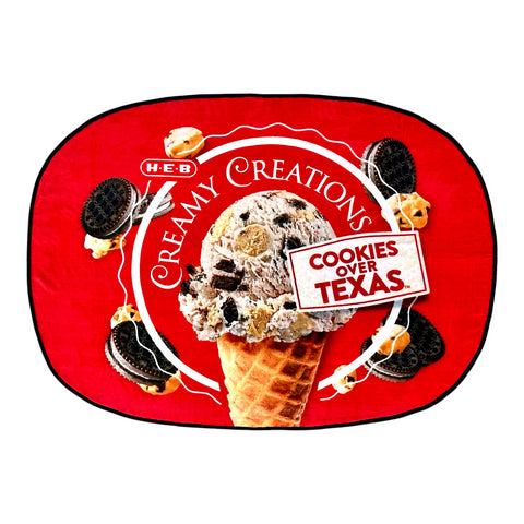 H-E-B Creamy Creations Double-Sided Throw Blanket