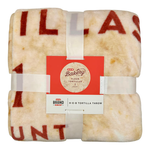 H-E-B Bakery Flour Tortilla Throw Blanket