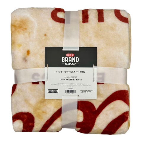 H-E-B Bakery Flour Tortilla Throw Blanket