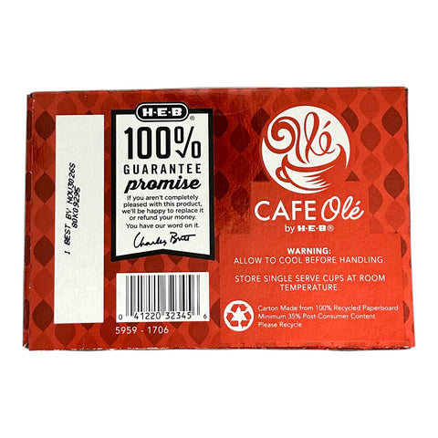 Cafe Olé By H-E-B Single Serve Coffee Cups - Christmas Kiss (Medium Roast) (Limited)