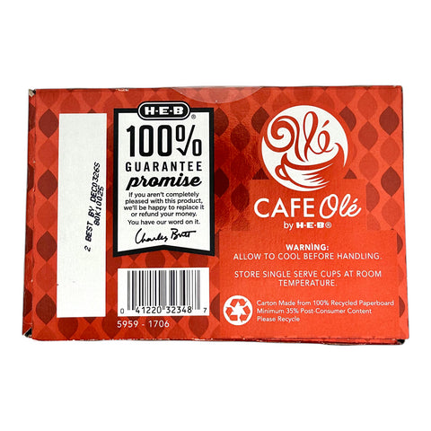 Cafe Olé By H-E-B Single Serve Coffee Cups - Pan Dulce (Medium Roast) (Limited)