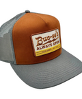 Buc-ee's "Always Open" Brown & Gray Snapback Hat