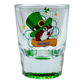 Buc-ee's festive shot glass - St. Patrick's Day design