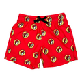Buc-ee's bright red youth swim shorts - pockets included