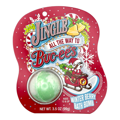 Buc-ee’s Christmas Coconut Milk Bath Bomb
