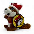 Santa Beaver Plush Ornament
