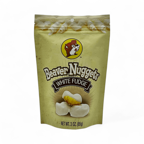 White Fudge Covered Beaver Nuggets
