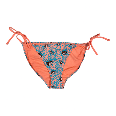 Buc-ee's Women's Two-Piece Bikini Swimsuit – Blue Leopard