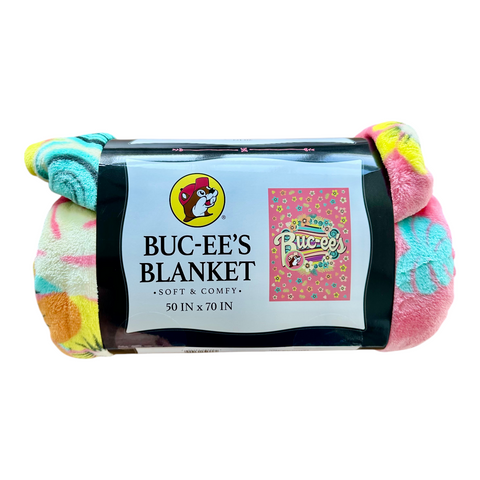 Buc-ee's Blanket - Coral Tropical