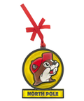 Multi-colored foil ornament - North Pole design
