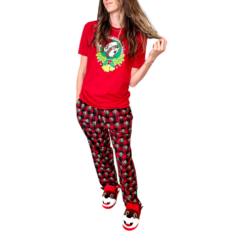 Buc-ee's Adult Christmas 2025 Red T-Shirt