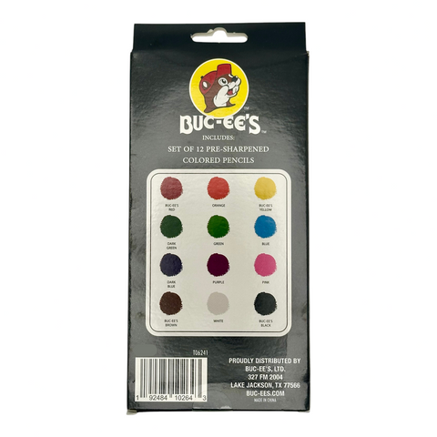 Buc-ee’s Colored Pencil 12-Pack