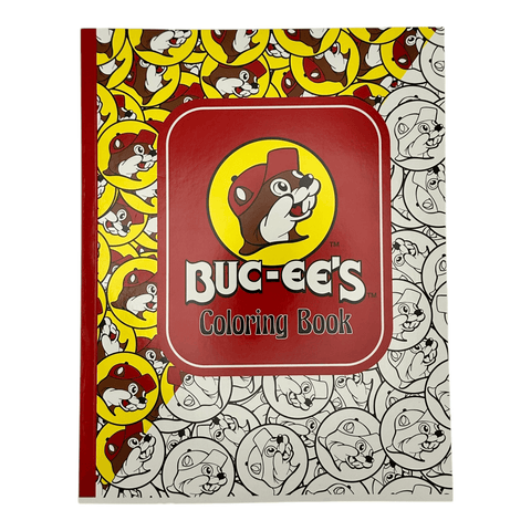 Buc-ee’s Coloring Book with 32 Sheets of Buc-ee’s Designs