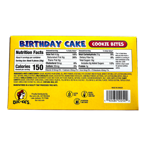 Buc-ee’s Cookie Bites – Birthday Cake