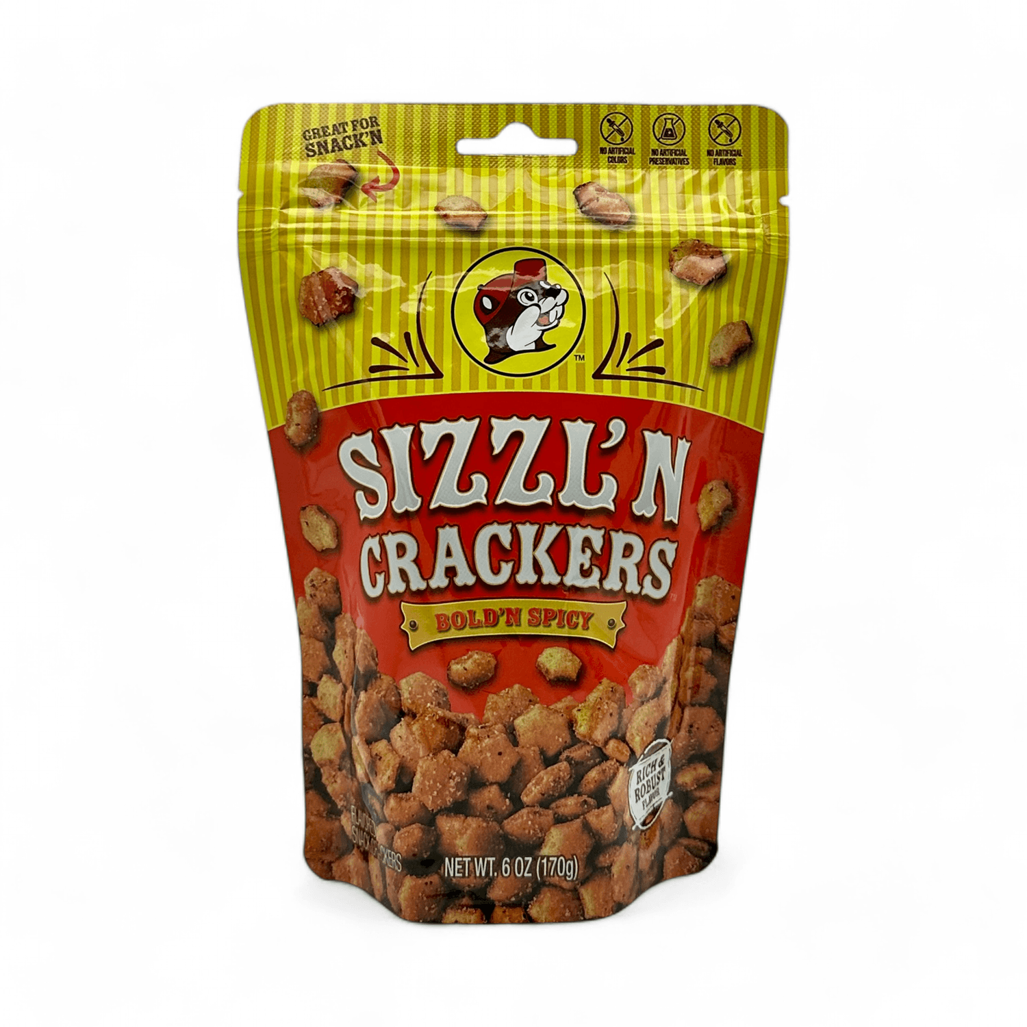 Sherman's Tennessee Hot Crackers Original Flavor - 3 Pack (6oz Each...