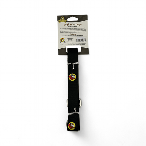 Black Buc-ee's Dog Leash