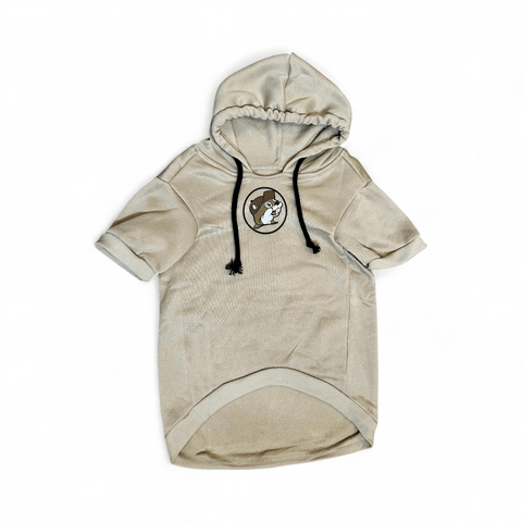 Tan Black Flag Dog Hoodie