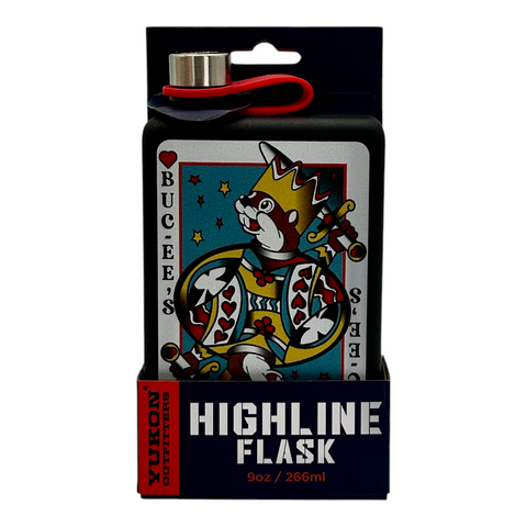 Buc-ee’s Highline Flask – 9oz Stainless Steel