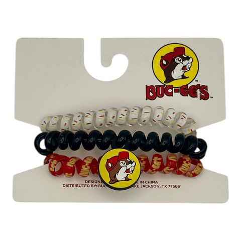 Buc-ee’s Coil Hair Ties – 3 Pack