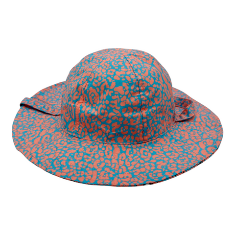 Buc-ee’s Reversible Toddler Bucket Hat - Blue Leopard