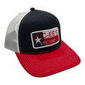Buc-ee’s Snapback Hat - Red, White & Blue