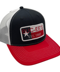 Buc-ee’s Snapback Hat - Red, White & Blue