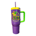 Mardi Gras 2026 Purple Tumbler - 40oz