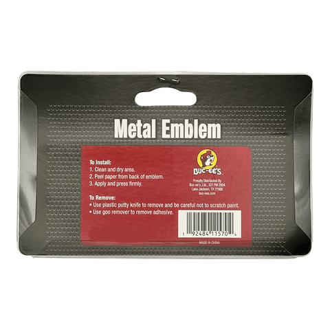 Buc-ee’s Metal Winged Emblem – Peel & Stick Logo Badge