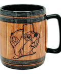 Buc-ee’s Keg Mug Design with Iconic Beaver Outline