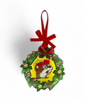 Buc-ee’s Christmas Wreath Foil Ornament