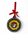 Buc-ee's Christmas Sunflower Foil Ornament
