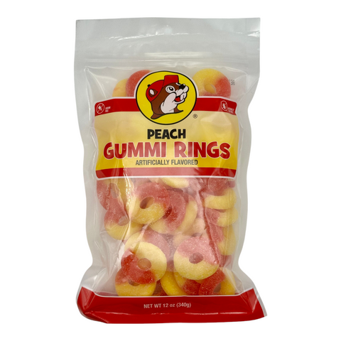 Buc-ee's Gummi Peach Rings