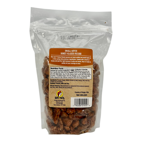 Pecans - Honey Glazed - Small Batch 16oz