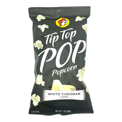 Buc-ee's Tip Top Pop Popcorn - White Cheddar