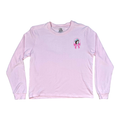 Pink long sleeve lounge shirt - soft cotton material