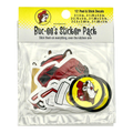 Assorted classic sticker pack - 12 peel and stick decals