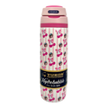 Pink water bottle tumbler - triple insulated, 26oz capacity