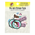 Assorted Pink & Blue sticker pack - 10 peel & stick decals