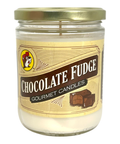Clear jar candle - Chocolate fudge scent