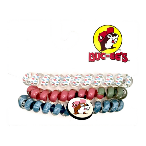 Buc-ee’s Coil Hair Ties – 3 Pack