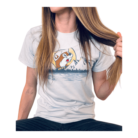 Adult Unisex Light Blue Buc-ee's On My Mind Shirt
